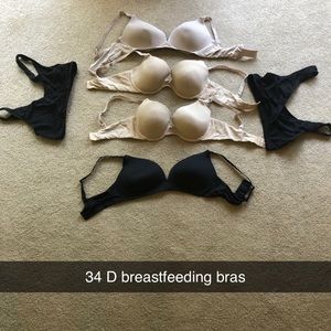 34 D nursing bras